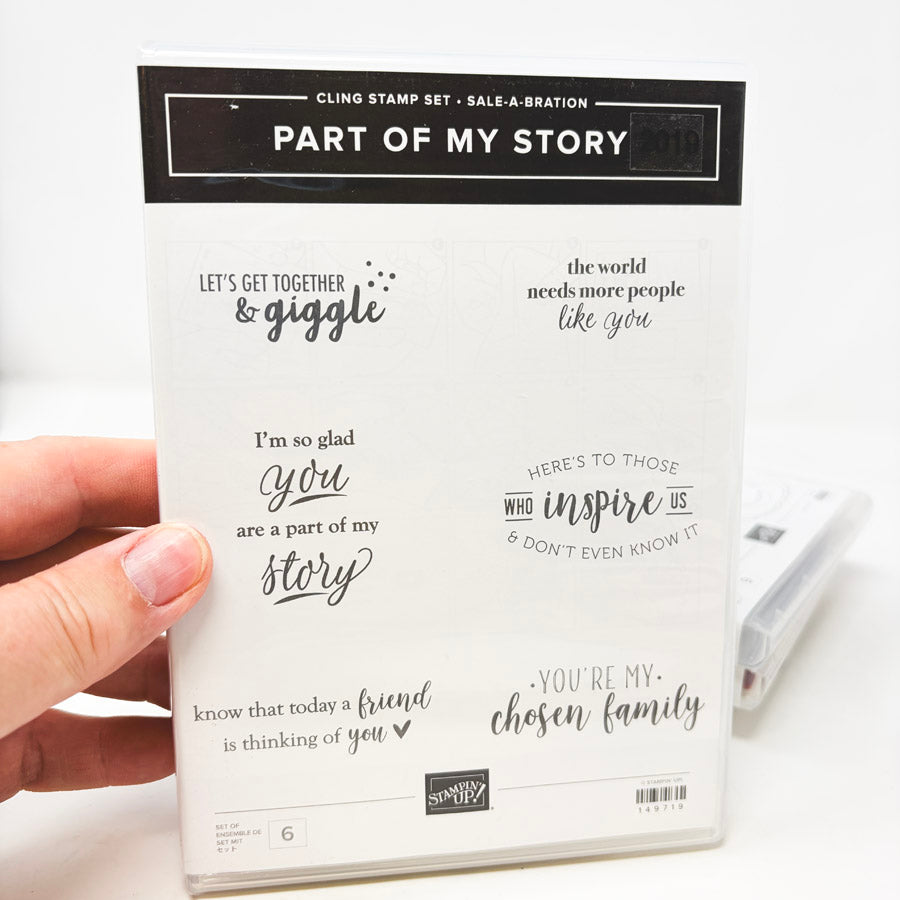2019 Stampin’ Up Clear Mount & Cling Stamp Sets
