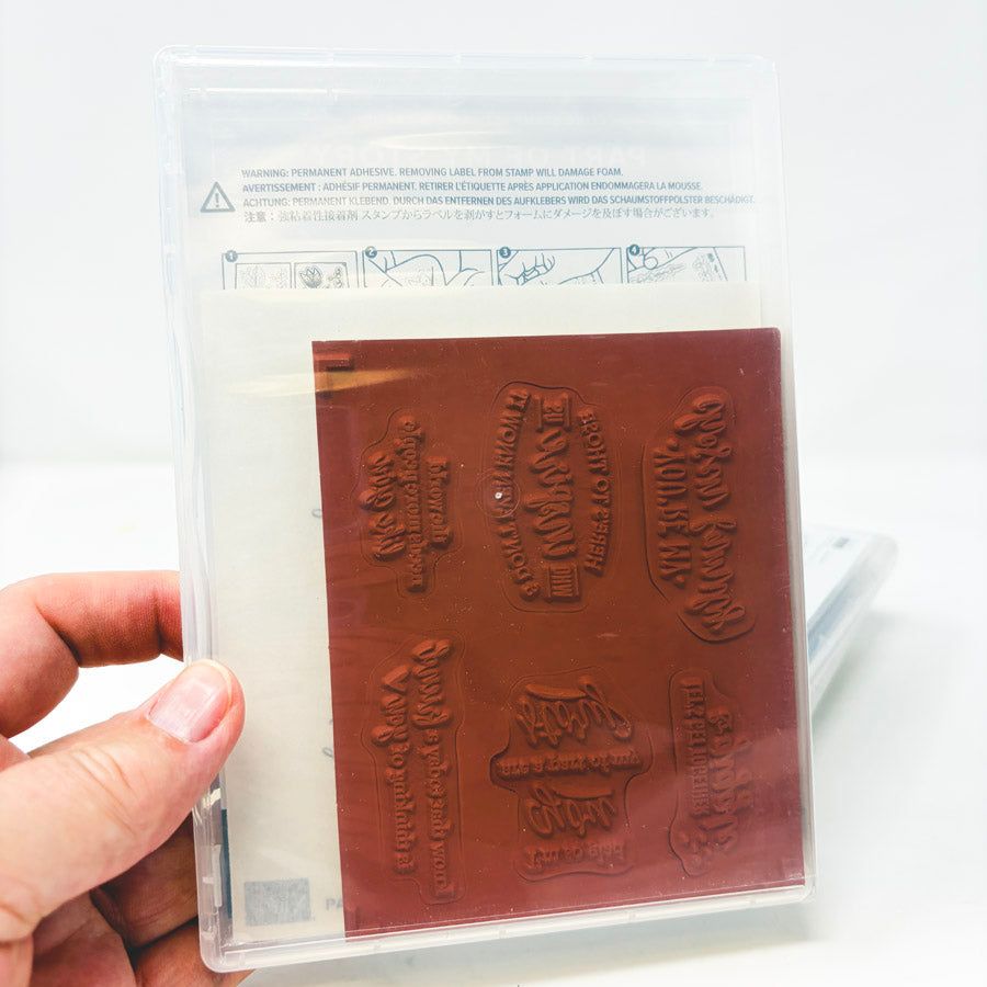 2019 Stampin’ Up Clear Mount & Cling Stamp Sets