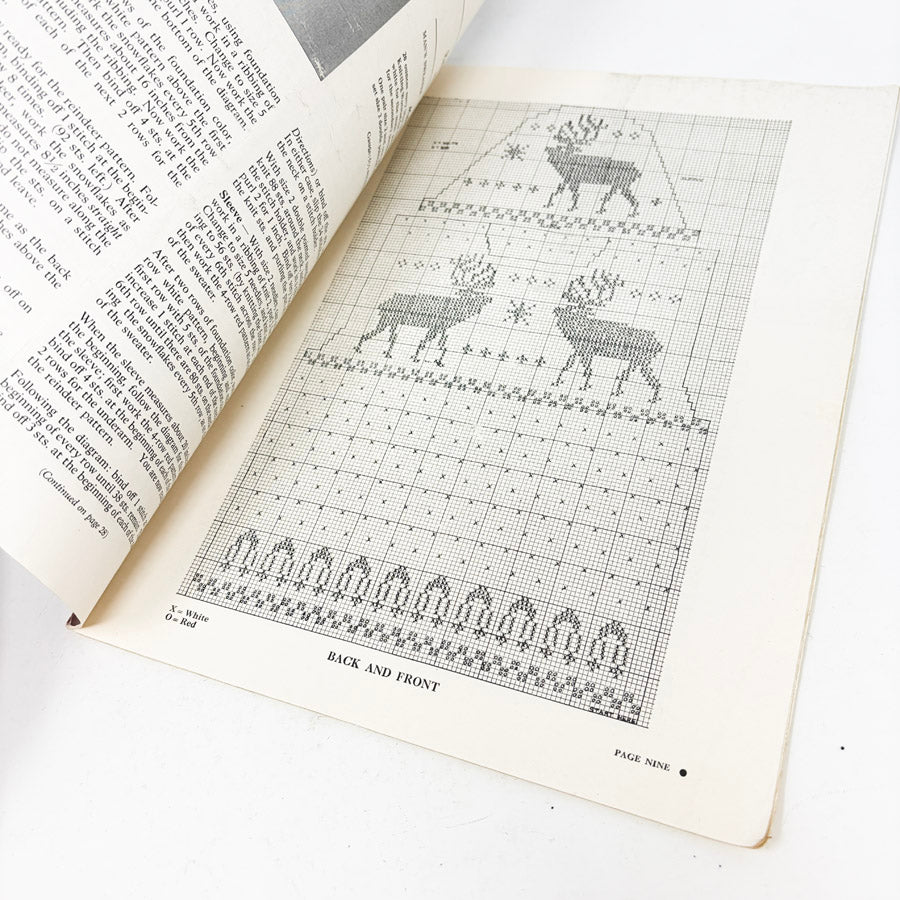 Vintage Scandinavian Sweaters Knitting Pattern Booklet