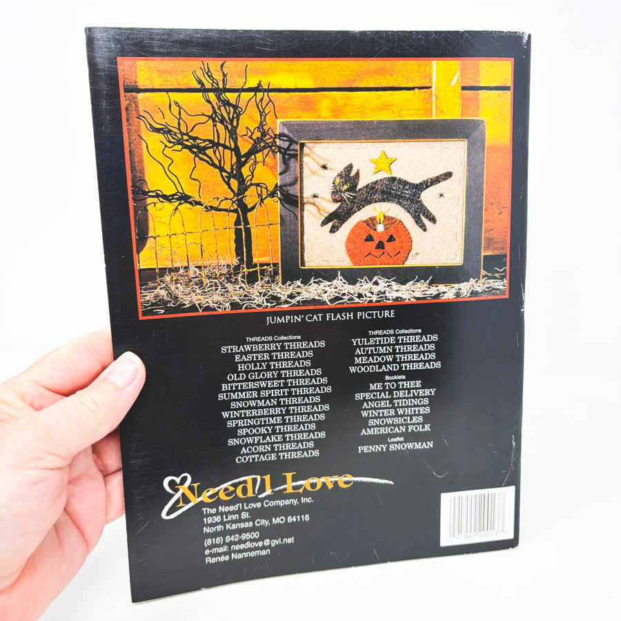 Spooky Threads Sewing/Quilting Pattern Book by Needl Love