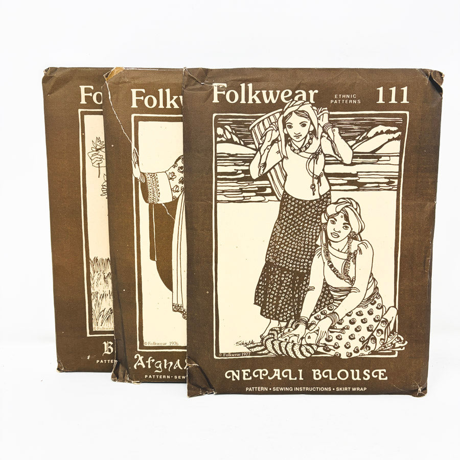 Vintage Folkwear Sewing Patterns