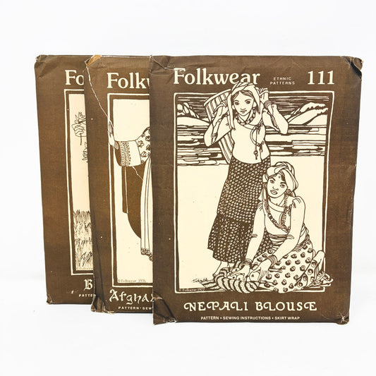 Vintage Folkwear Sewing Patterns