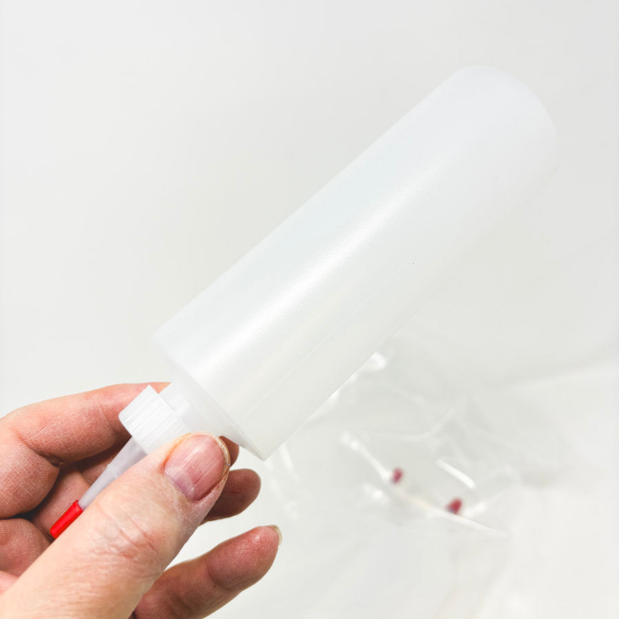 Set of 4 Empty Paint Bottles