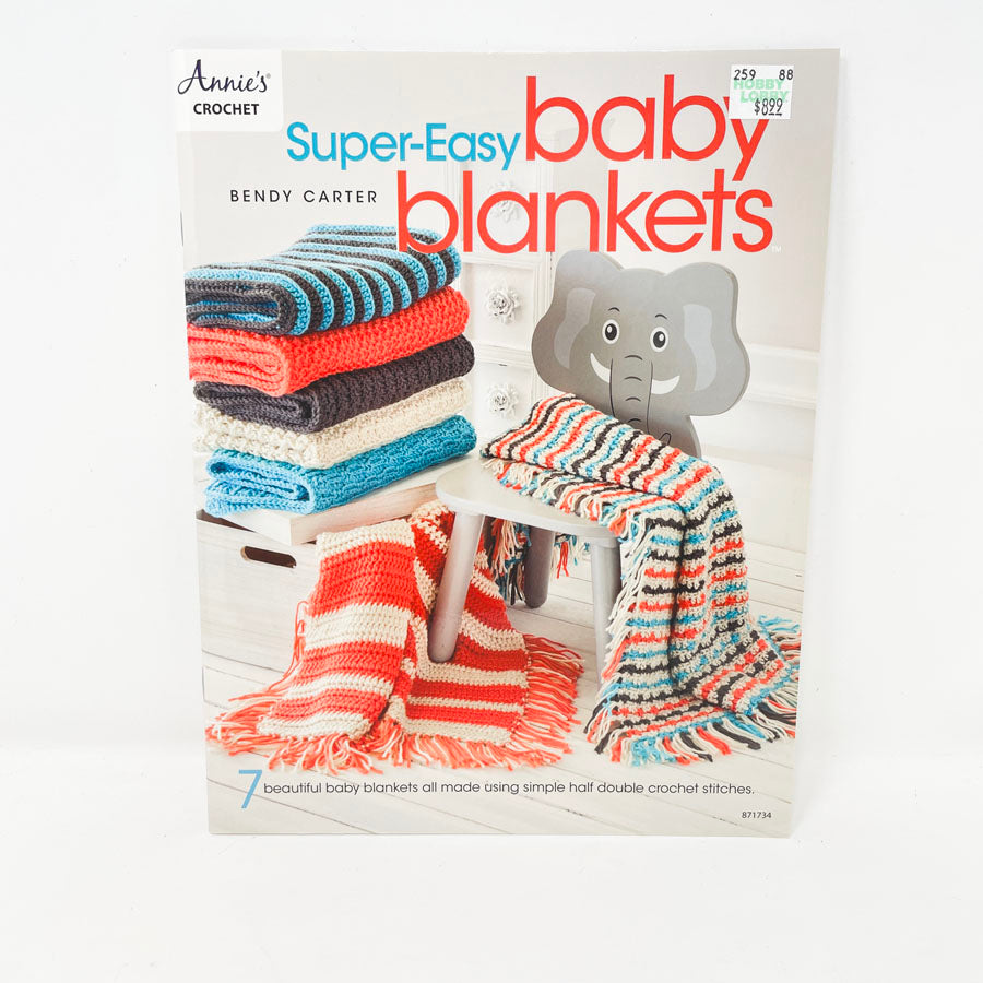 Annie's Crochet Super-Easy Baby Blankets Pattern Booklet