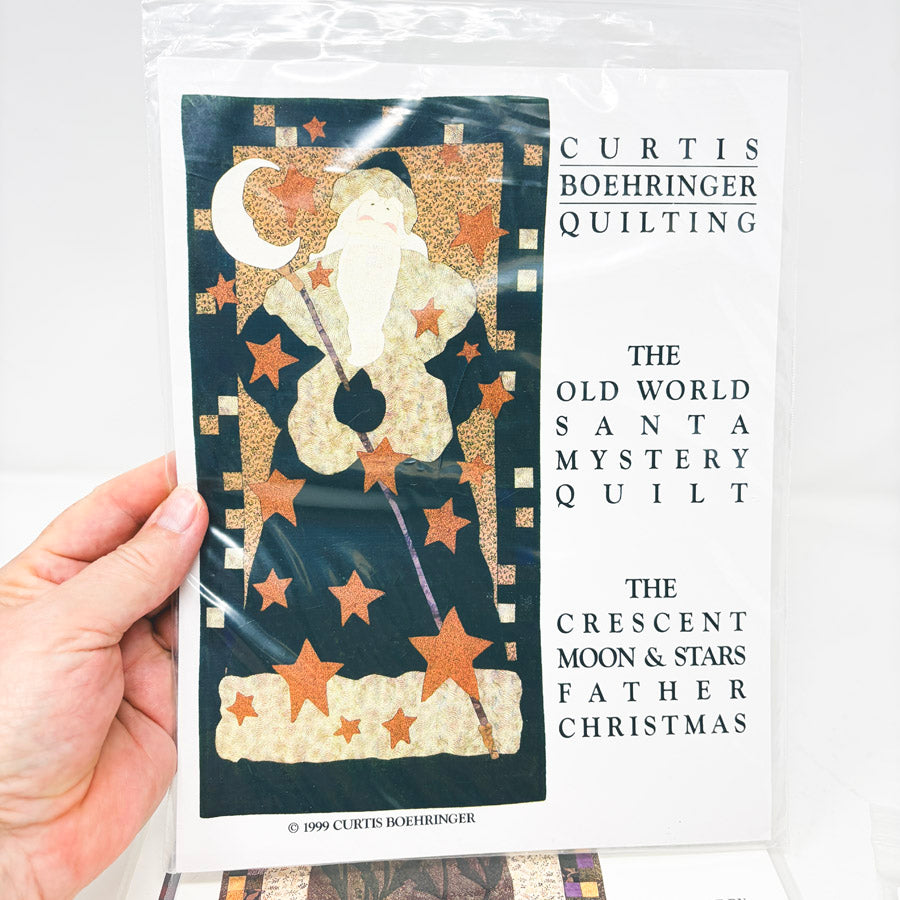 Old World Santa Quilt Patterns bu Curtis Boehringer Quilting