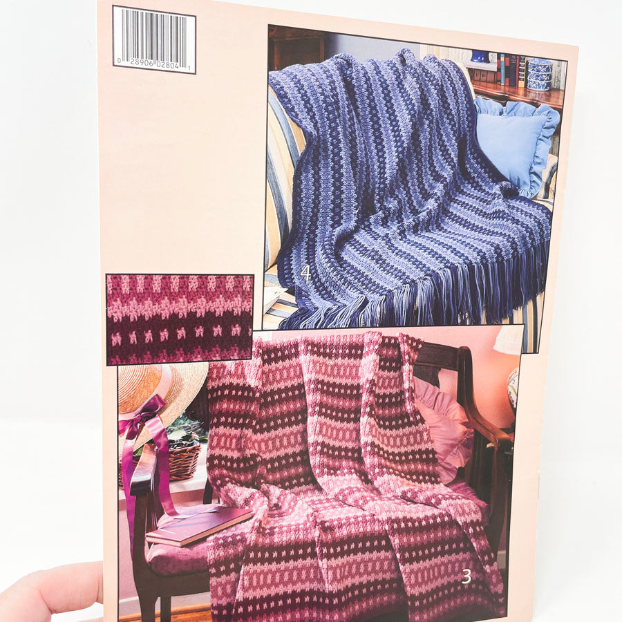 Leisure Arts Easy Patterns - 6 Afghans Booklet