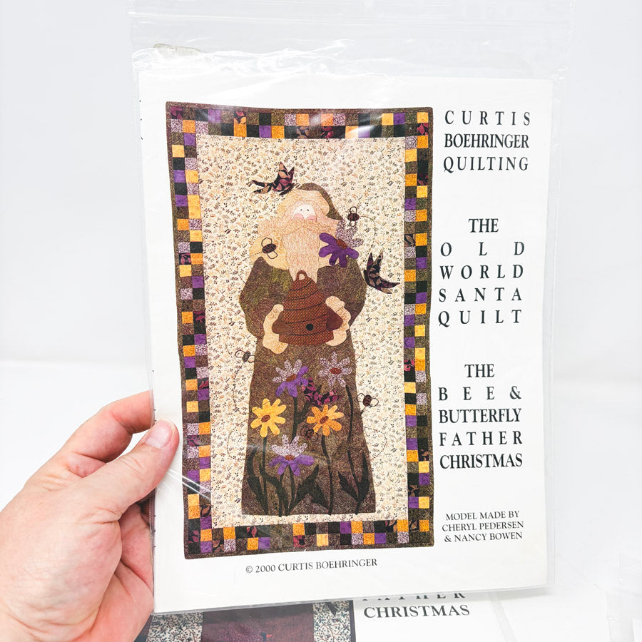 Old World Santa Quilt Patterns bu Curtis Boehringer Quilting