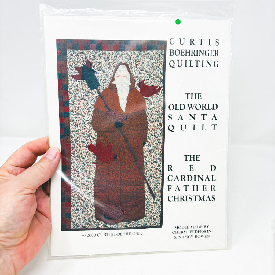 Old World Santa Quilt Patterns bu Curtis Boehringer Quilting