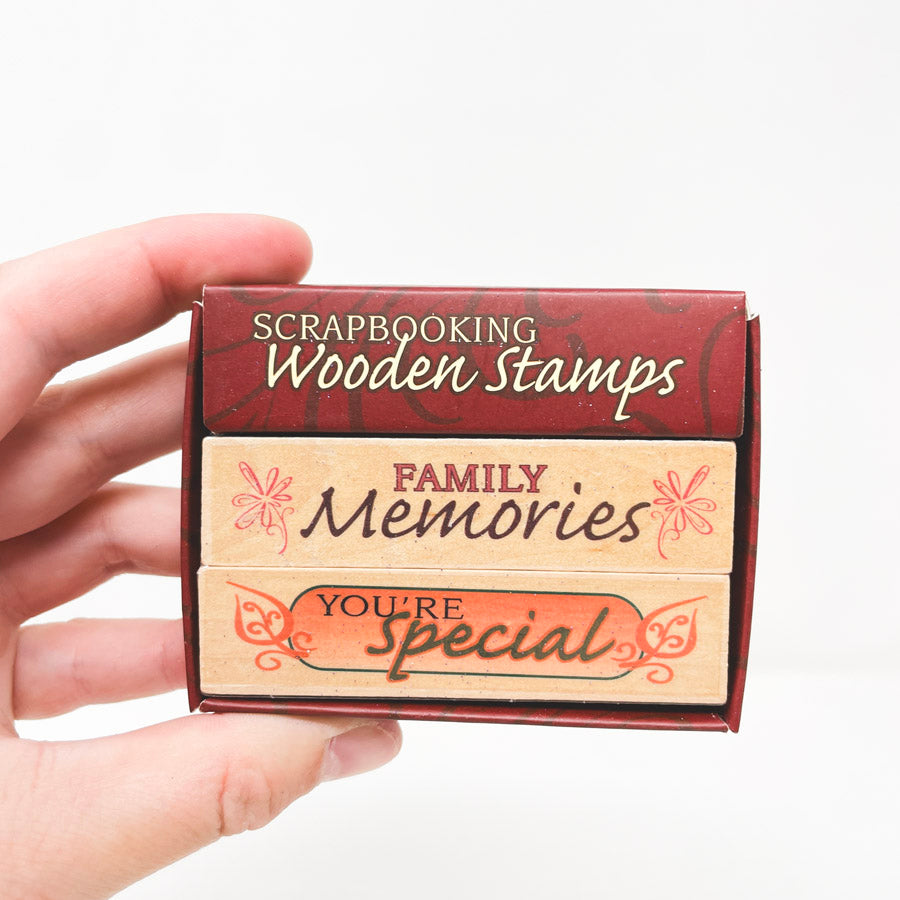 Portafolia Scrapbooking Wooden Stamps