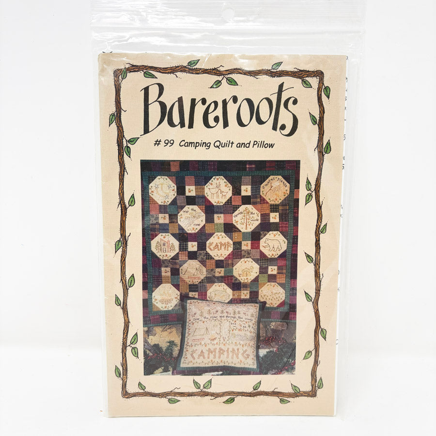 #99 Camping Quilt and Pillow Pattern by Bareroots