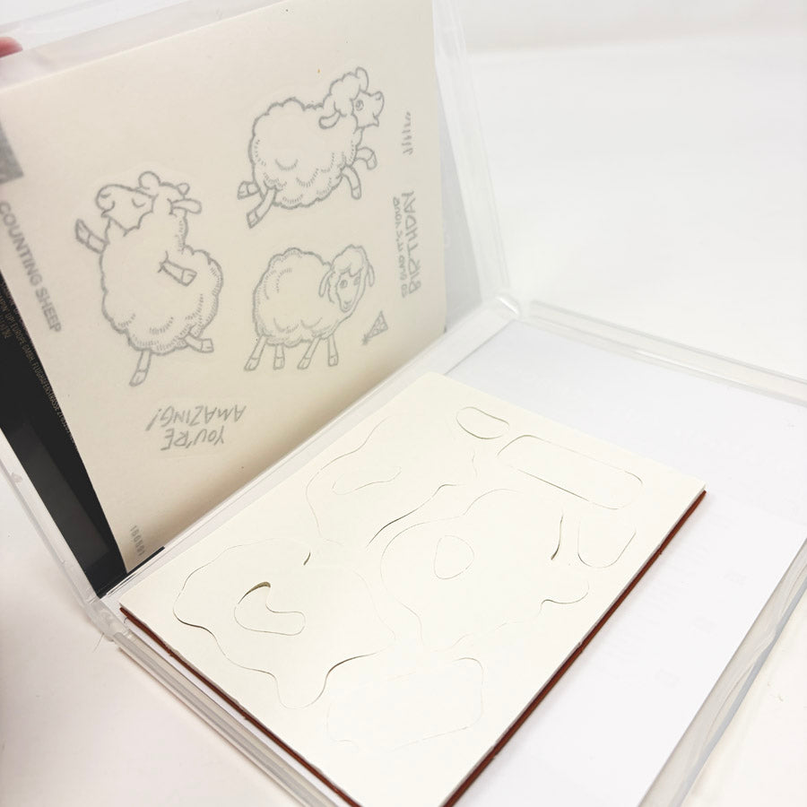 Stampin’ Up Counting Sheet Cling Stamp & Die Set