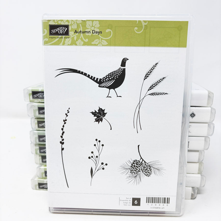 Assorted Stampin’ Up Clear Mount Stamp Sets