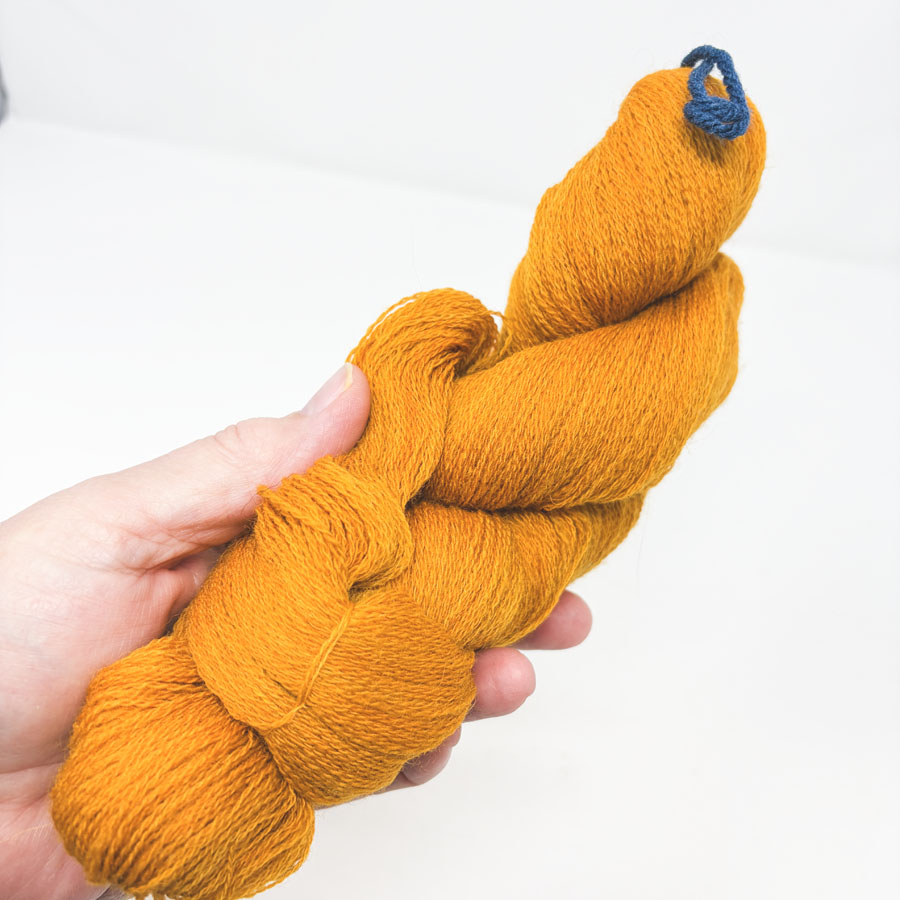 Saffron Color - Sun Valley Merino Lace Weight Yarn (1)