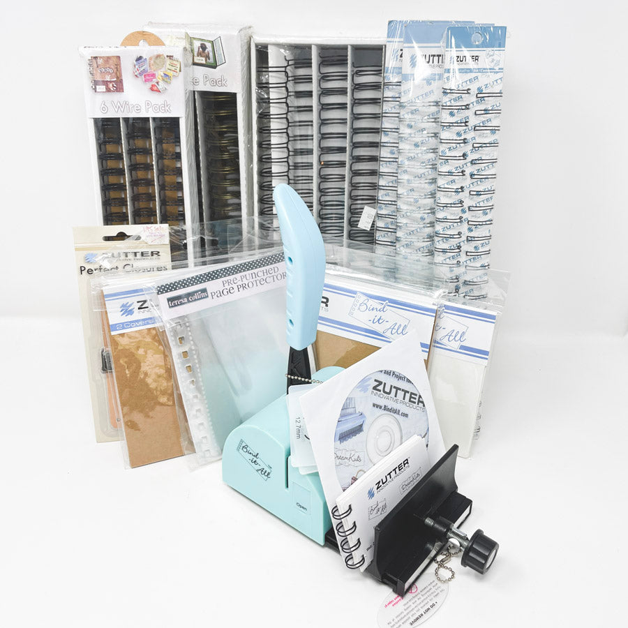 Zutter Bind It All Starter Bundle Wire Binding System Hello Art