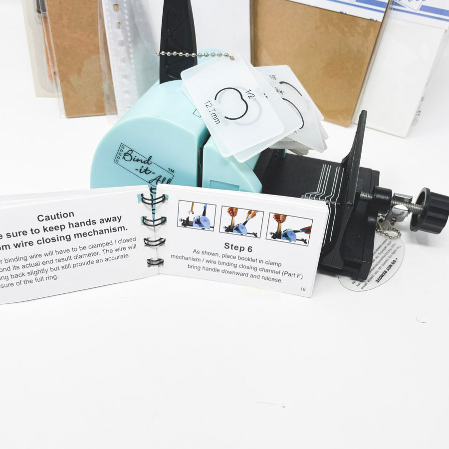 Zutter Bind It All Starter Bundle Wire Binding System Hello Art