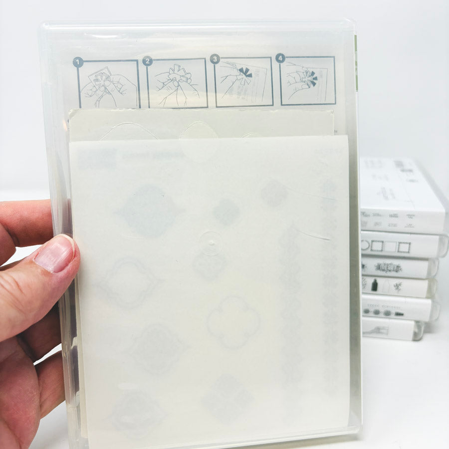 Assorted Stampin’ Up Clear Mount Stamp Sets
