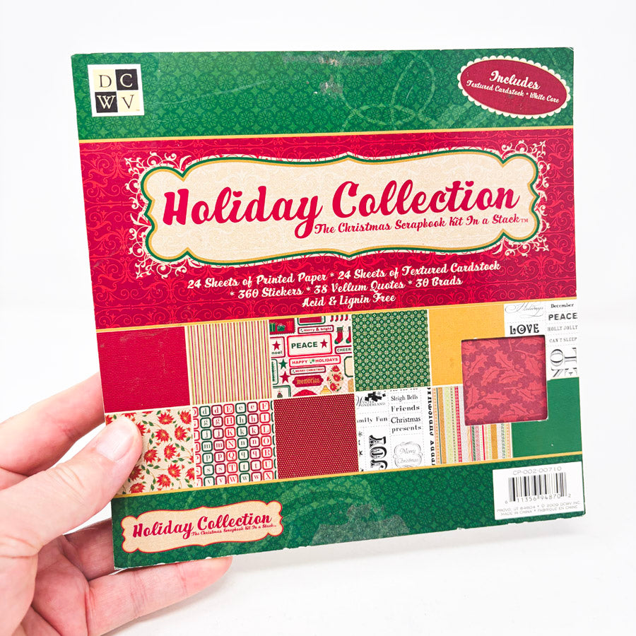 Holiday Collection Paper Pad 8"x8" DCWV