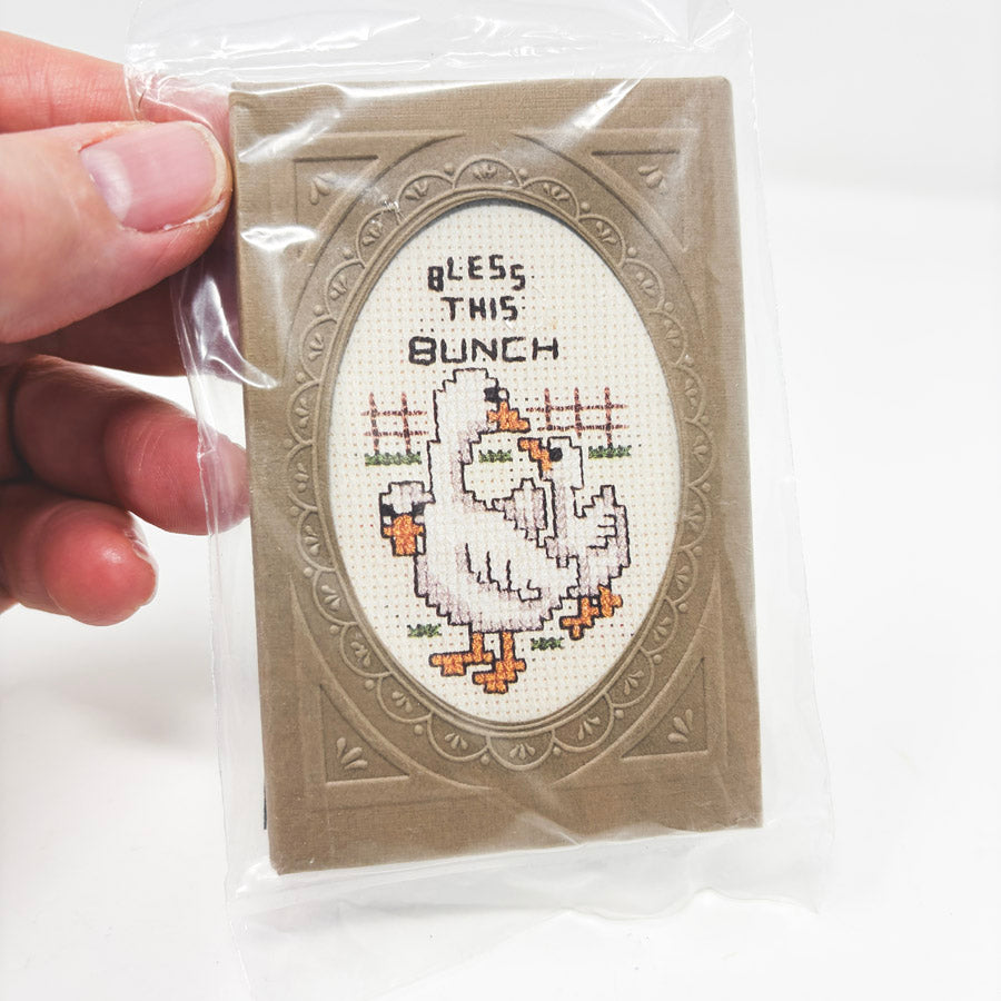 Fanci Folds Mini Matted Cross Stitch Kits by Three Needles