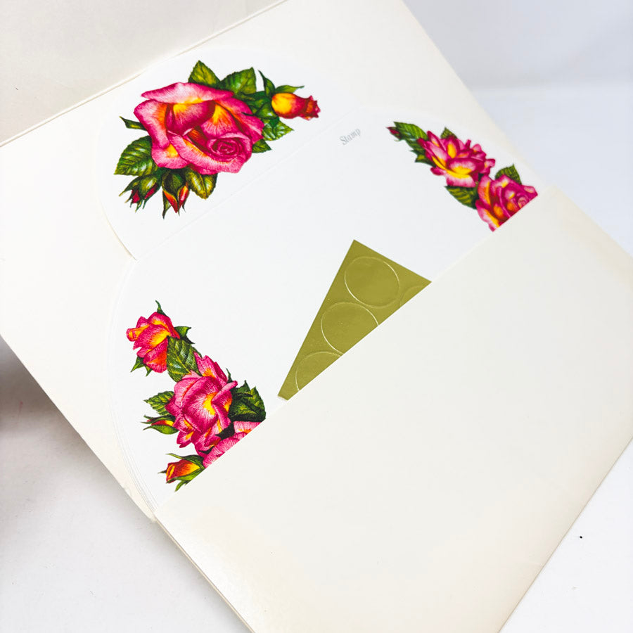 Vintage Flower Folds Stationery Set by Current