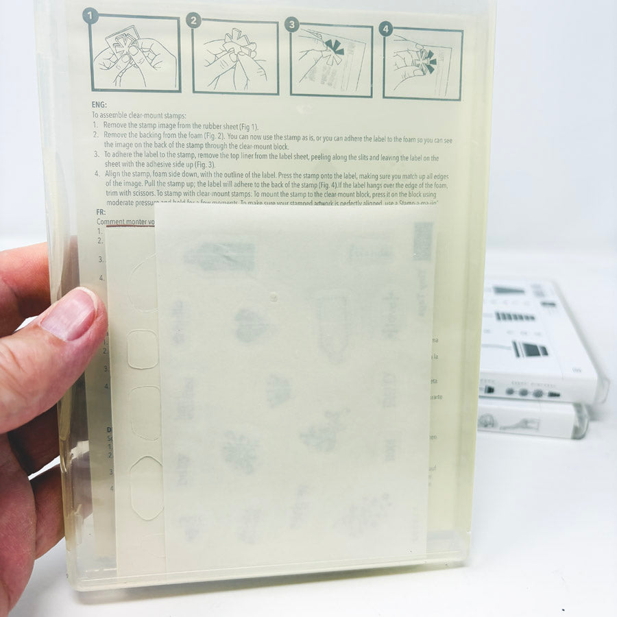 Assorted Stampin’ Up Clear Mount Stamp Sets
