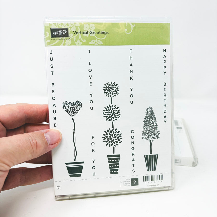 Assorted Stampin’ Up Clear Mount Stamp Sets