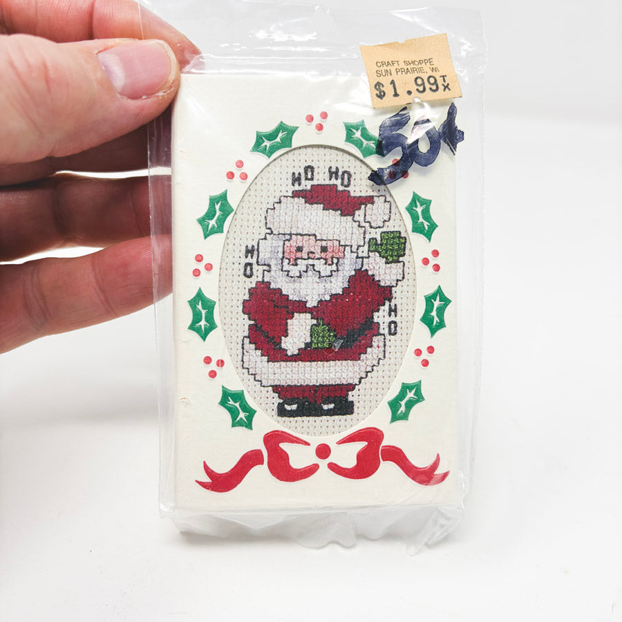 Fanci Folds Mini Matted Cross Stitch Kits by Three Needles