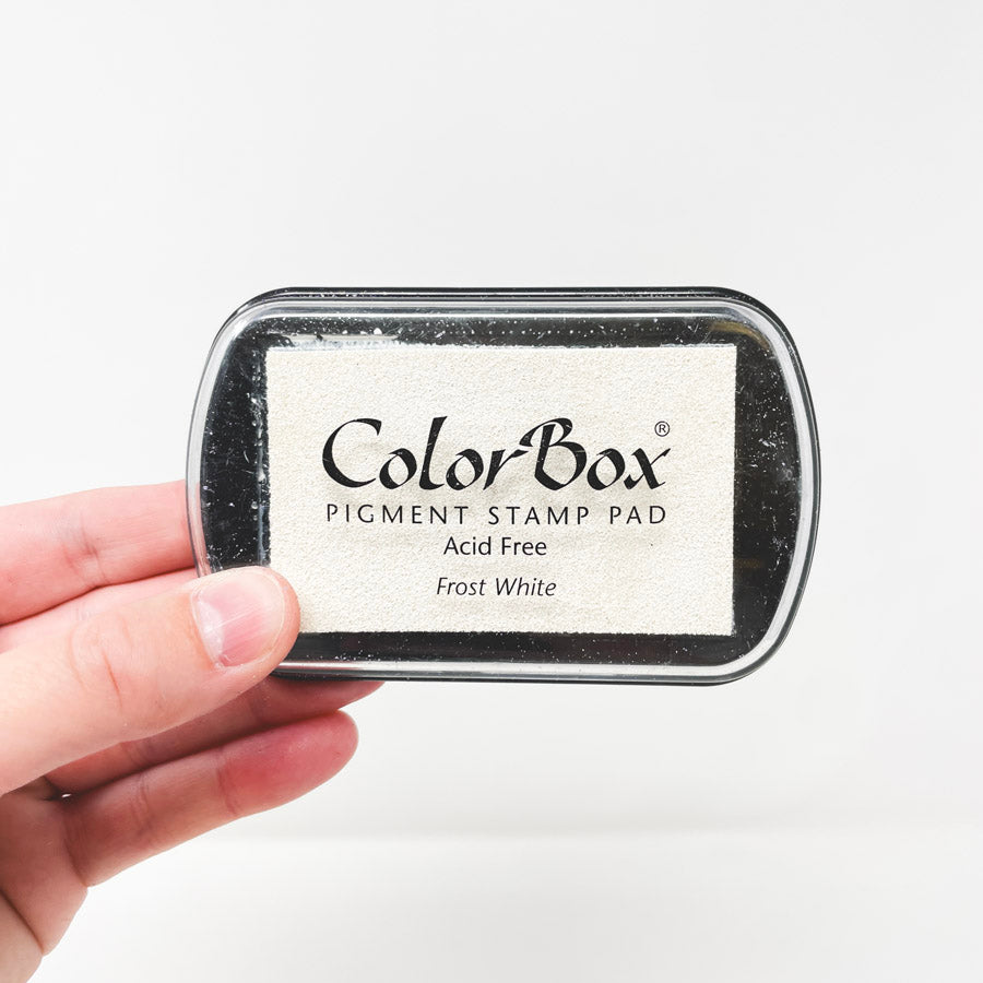 Color Box Pigment Stamp Pad - Frost White