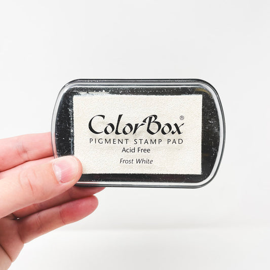 Color Box Pigment Stamp Pad - Frost White
