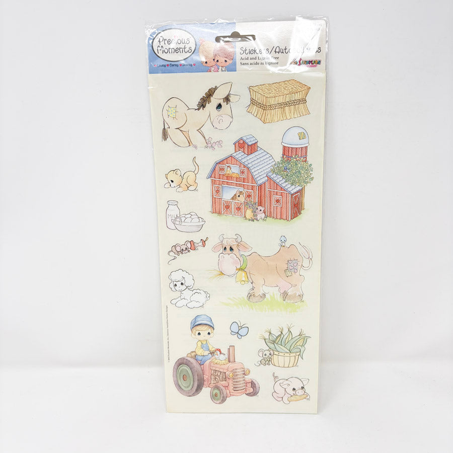 Precious Moments Barnyard Sticker Sheet by SandyLion