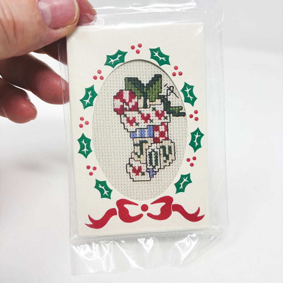 Fanci Folds Mini Matted Cross Stitch Kits by Three Needles