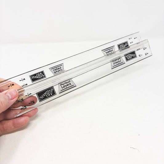 Stampin' Up Perfect Layers Ruler Set