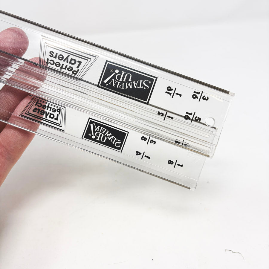Stampin' Up Perfect Layers Ruler Set