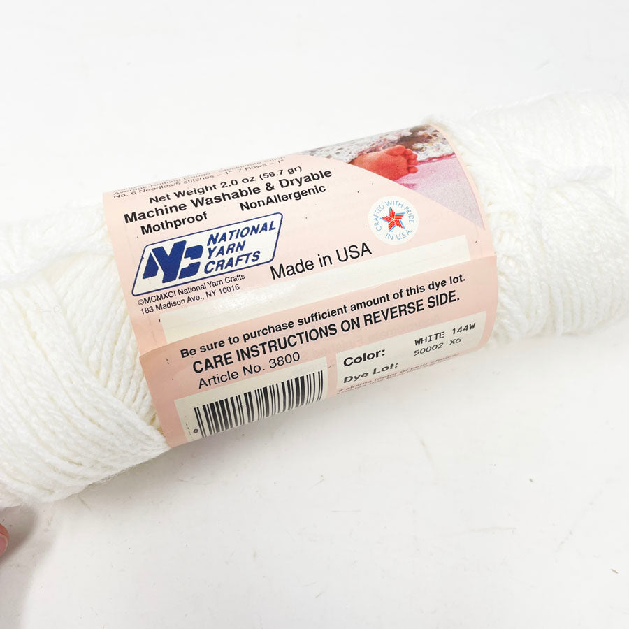 Natura Tiffany Sport & Baby Yarn 2 oz - White