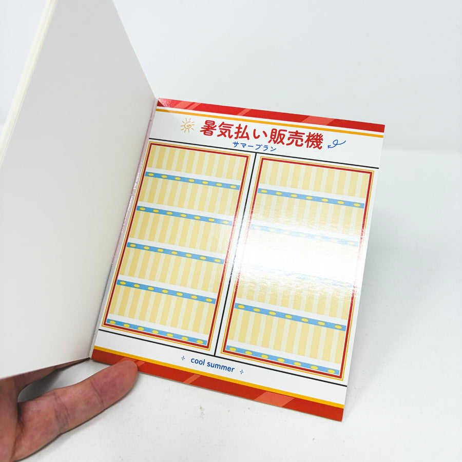 DIY Snack Vending Machine Sticker Book