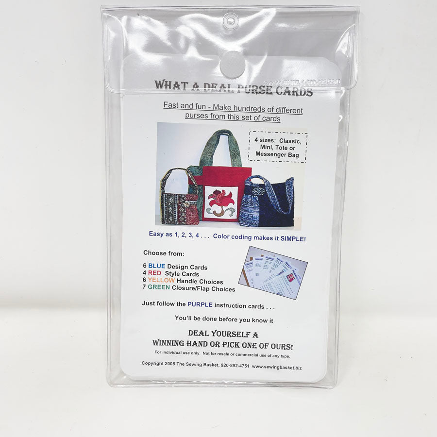 What a Deal Purse Cards Pattern Deck