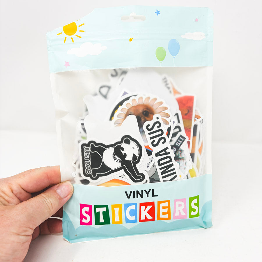 Funny Meme Vinyl Sticker Pack