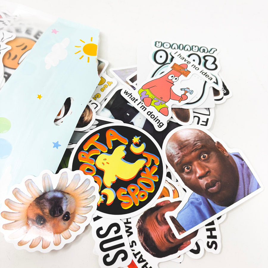 Funny Meme Vinyl Sticker Pack