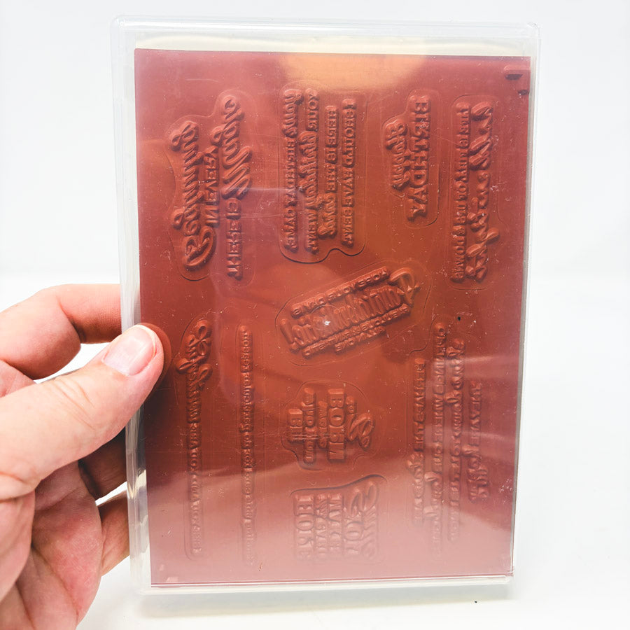 2022 Stampin’ Up Cling Stamp Sets