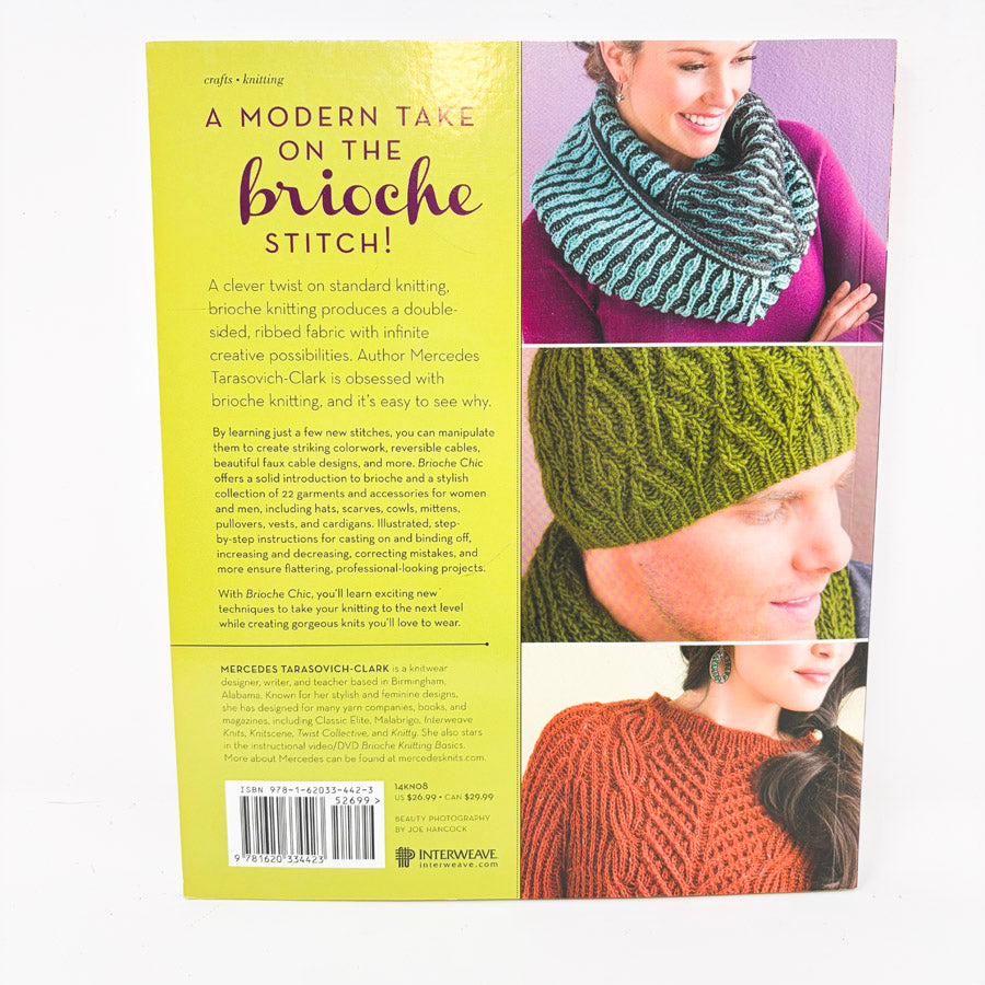 Brioche Chic Book by Mercedes Tarasovich-Clark