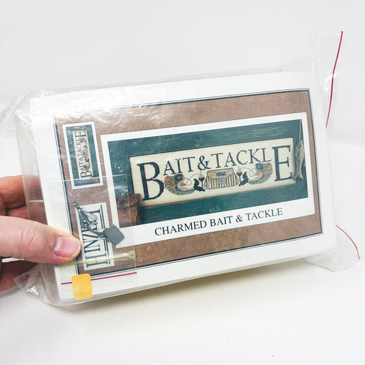 Hinzeit Charmed Bait and Tackle Cross Stitch Kit and Paper Box