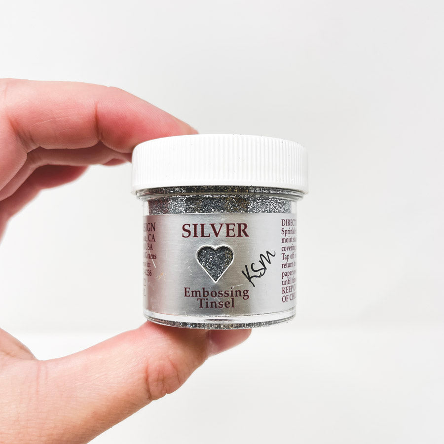 Silver Embossing Tinsel