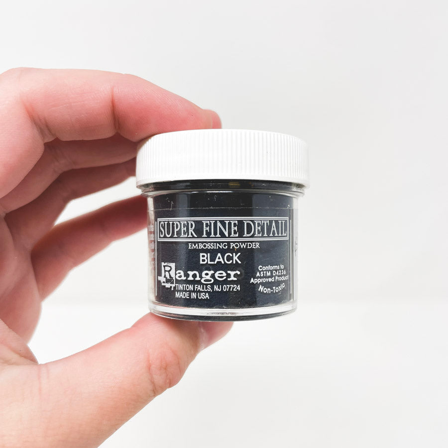 Ranger Super Fine Detail Embossing Powder - Black