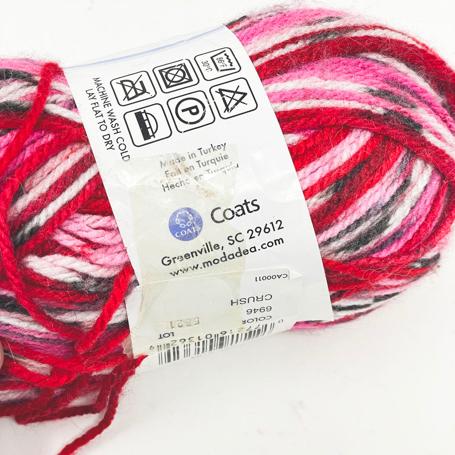 Moda Dea Sassy Stripes Yarn - Crush