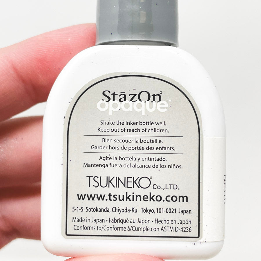 StazOn Opaque Cotton White Inker
