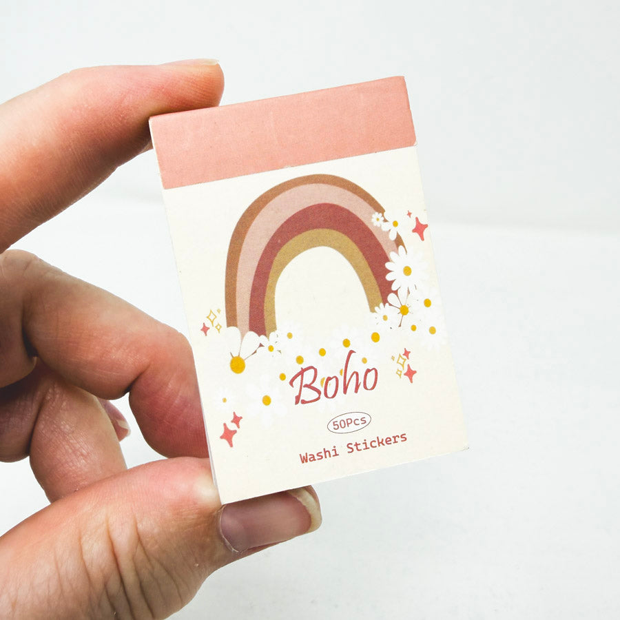 Boho Mini Washi Tape Sticker Book