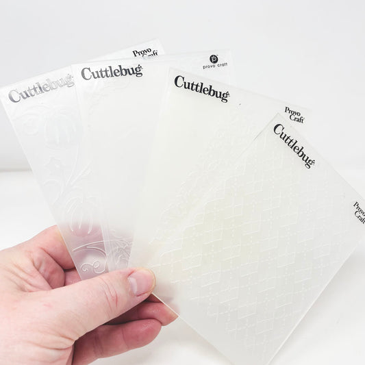 Cuttlebug Embossing Folders (4)