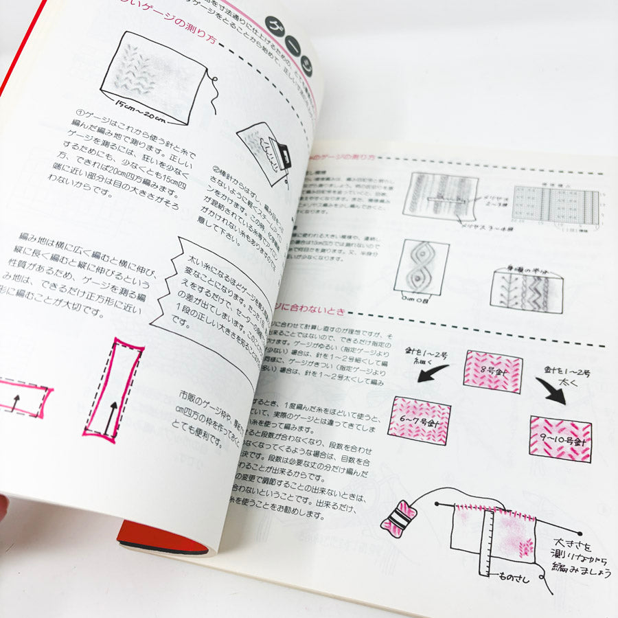 "Easy-to-Understand Knitting Basics" – Japanese Book