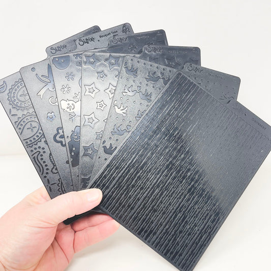 Bundle of Sizzix Embossing Folders