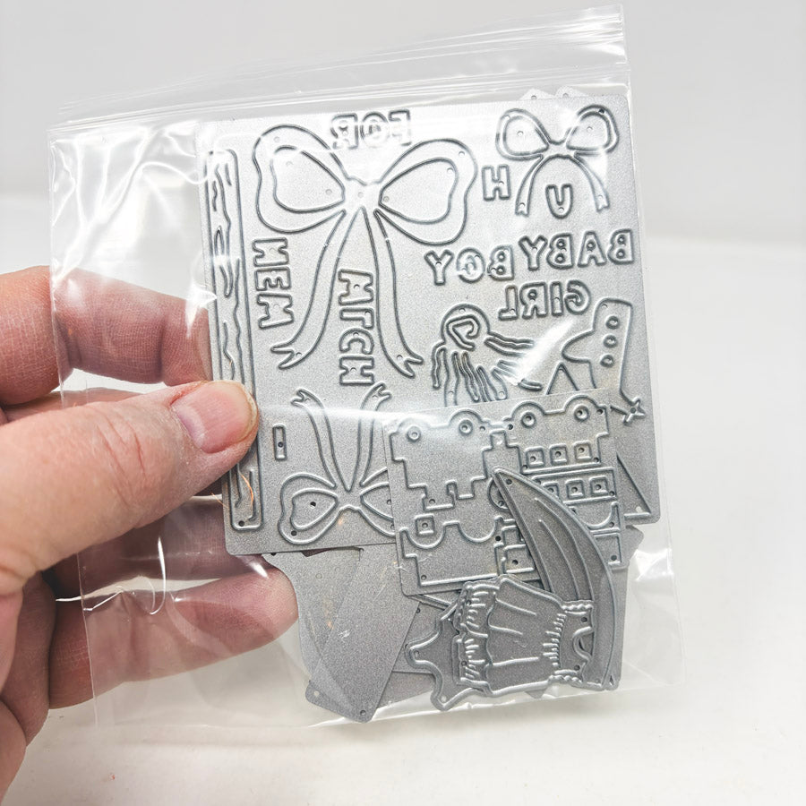 New Baby Cutting Die Bundle