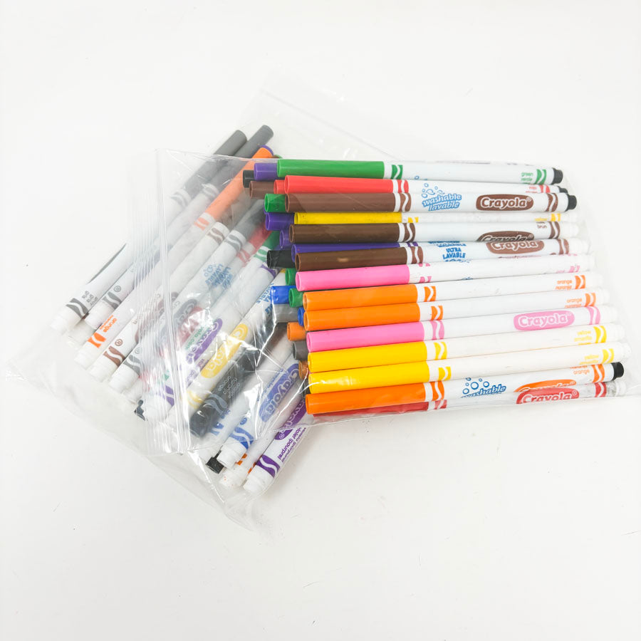 37 Asst. Fine Line Crayola Markers